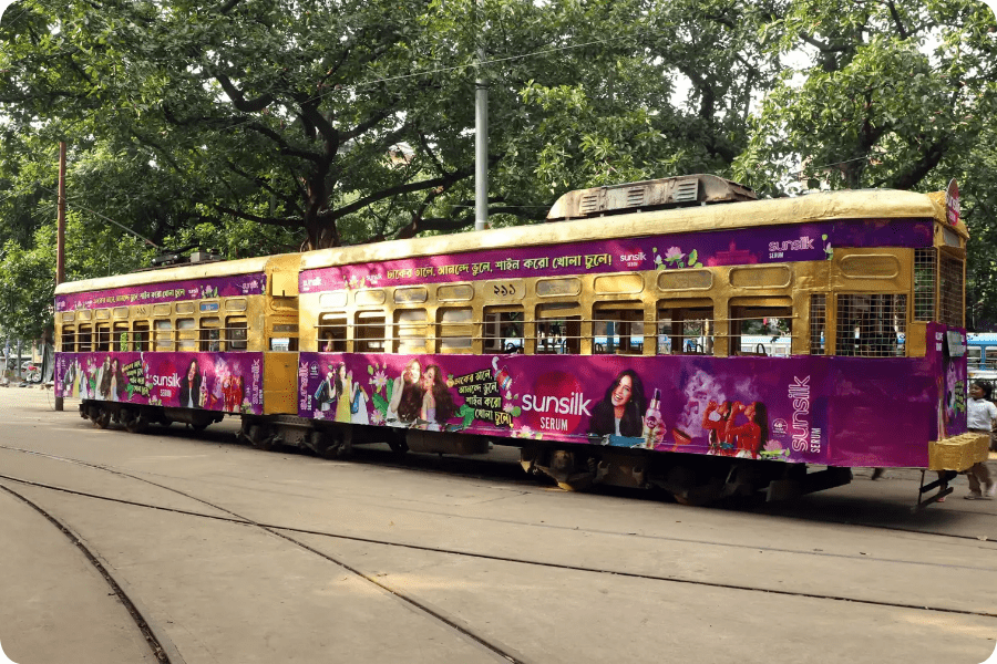 Tram-tastic Transformation with Sunsilk!